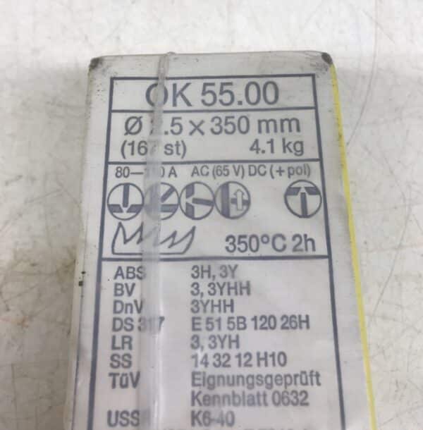 ESAB OK 55.00 Ø 2,5 x 350 hitsauspuikko - Purkukolmio.fi