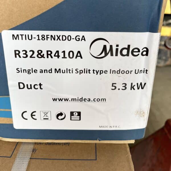 Midea Multisplit sisäyksikkö kanavoitava 5.3 kW - Purkukolmio.fi