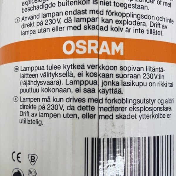 Osram 400w lamppu - Purkukolmio.fi