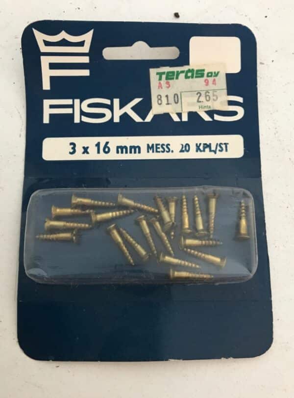 Messinkiruuvi 3x16 mm - purkukolmio.fi