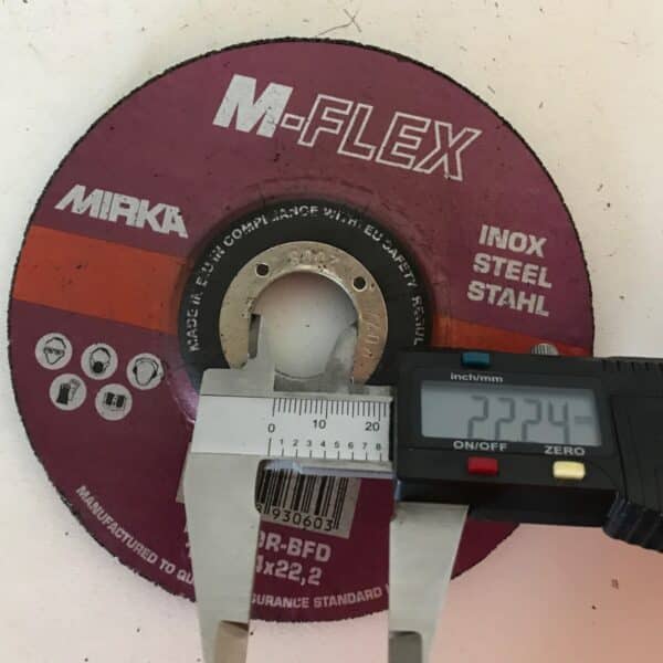 Mirka M-Flex 125 mm katkaisulaikka 125*6,4*22,2 teräkselle - Purkukolmio.fi