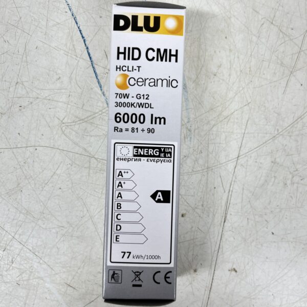 DLU HID CMH HCLI-T Ceramic 70w - G12 - Purkukolmio.fi