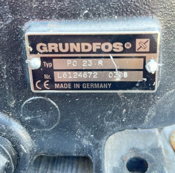 Grundfos PO 23.R pumppu VEM sähkömoottorilla 1.5 kW - Purkukolmio.fi