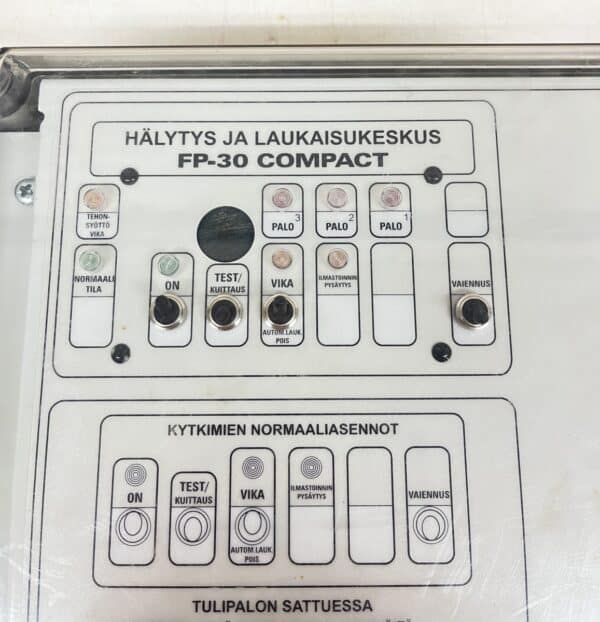 Hälytys ja laukaisukeskus FP-30 Compact - Purkukolmio.fi