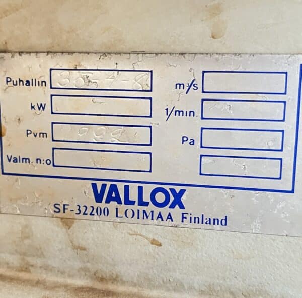 Vallox 35-4-8 - Purkukolmio.fi