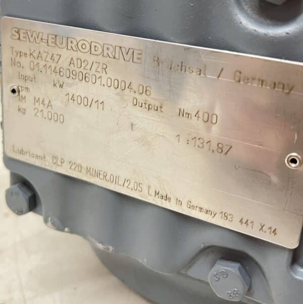 SEW-EURODRIVE KAZ47 AD2/ZR - Purkukolmio.fi