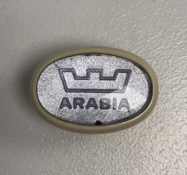 Wc-istuimen vesisäiliön soikea vetonuppi Arabia, beige - purkukolmio.fi